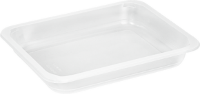 PP one compartment tray for sealing